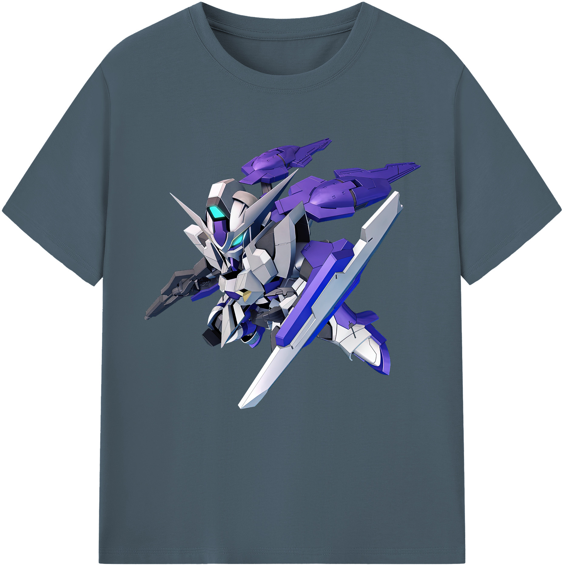 （画像用） 機動戦士ガンダム Mobile Suit Gundam 綿100％半袖Tシャツ（フロントプリント）